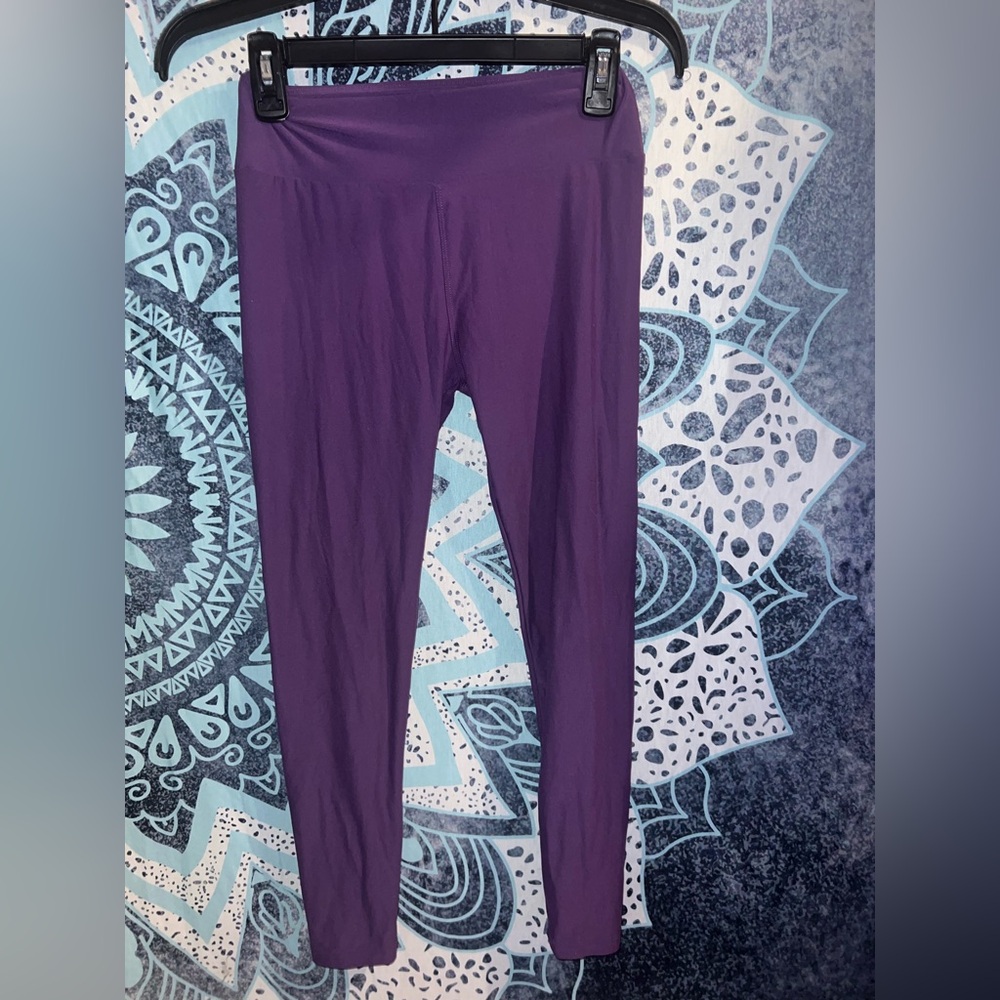 LuLaRoe Purple Leggings Stretchy Full-Length